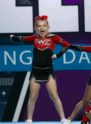 Little Girl Cheerleader